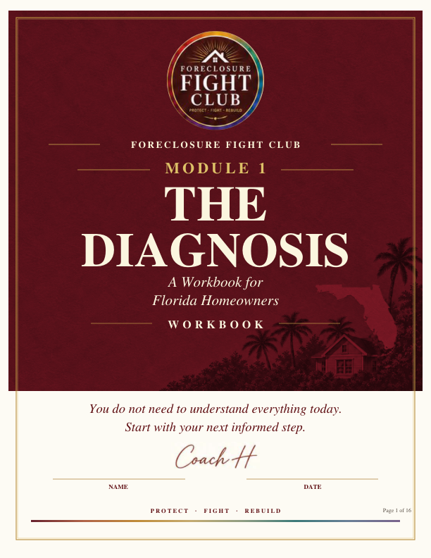 Actual cover of Module 1, The Diagnosis